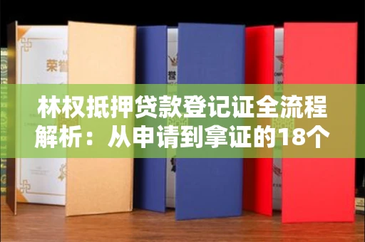全国林权抵押贷款登记证全流程解析：从申请到拿证的18个关键步骤