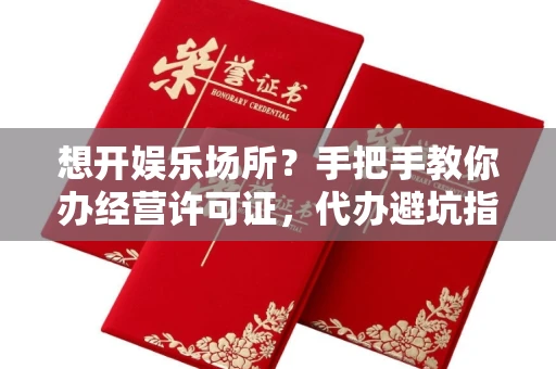 全国想开娱乐场所？手把手教你办经营许可证，代办避坑指南来了