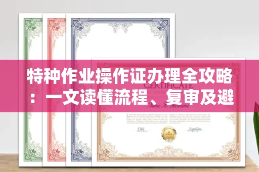 全国特种作业操作证办理全攻略：一文读懂流程、复审及避坑指南