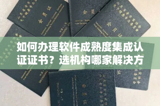 全国如何办理软件成熟度集成认证证书？选机构哪家解决方案专业？