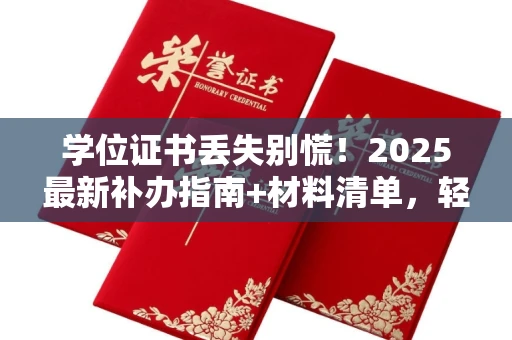 全国学位证书丢失别慌！2025最新补办指南+材料清单，轻松搞定心头大石