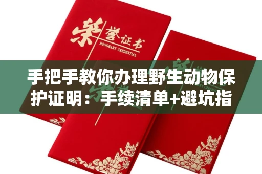 全国手把手教你办理野生动物保护证明：手续清单+避坑指南