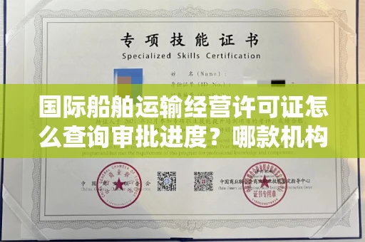 全国国际船舶运输经营许可证怎么查询审批进度？哪款机构代办最靠谱避坑？