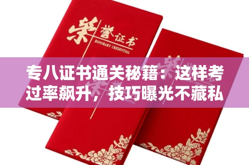 全国专八证书通关秘籍：这样考过率飙升，技巧曝光不藏私！