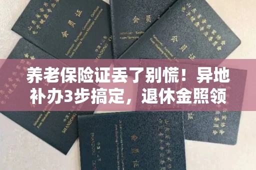 全国养老保险证丢了别慌！异地补办3步搞定，退休金照领