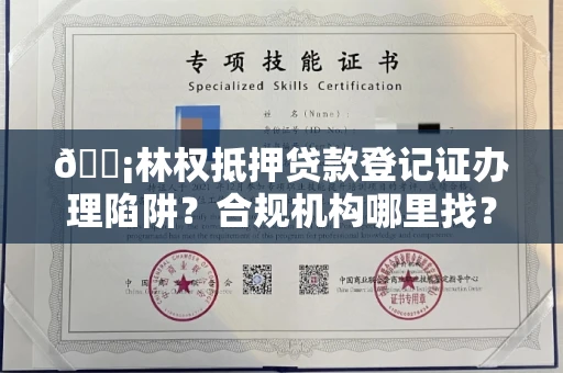 全国🏡林权抵押贷款登记证办理陷阱？合规机构哪里找？