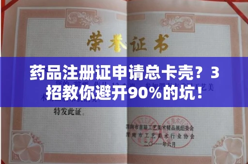 全国药品注册证申请总卡壳？3招教你避开90%的坑！