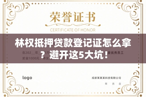 全国林权抵押贷款登记证怎么拿？避开这5大坑！