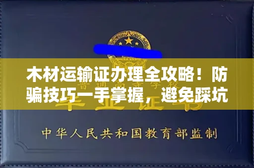 全国木材运输证办理全攻略！防骗技巧一手掌握，避免踩坑多花冤枉钱