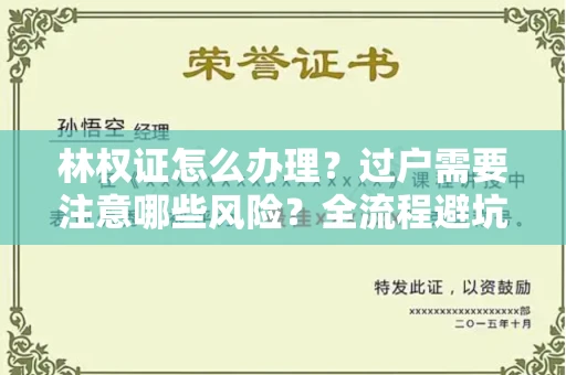 全国林权证怎么办理？过户需要注意哪些风险？全流程避坑指南